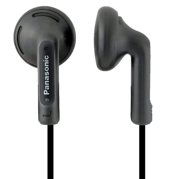 Kabelová sluchátka s 3,5mm konektorem PANASONIC RP-HV094E-K, černá