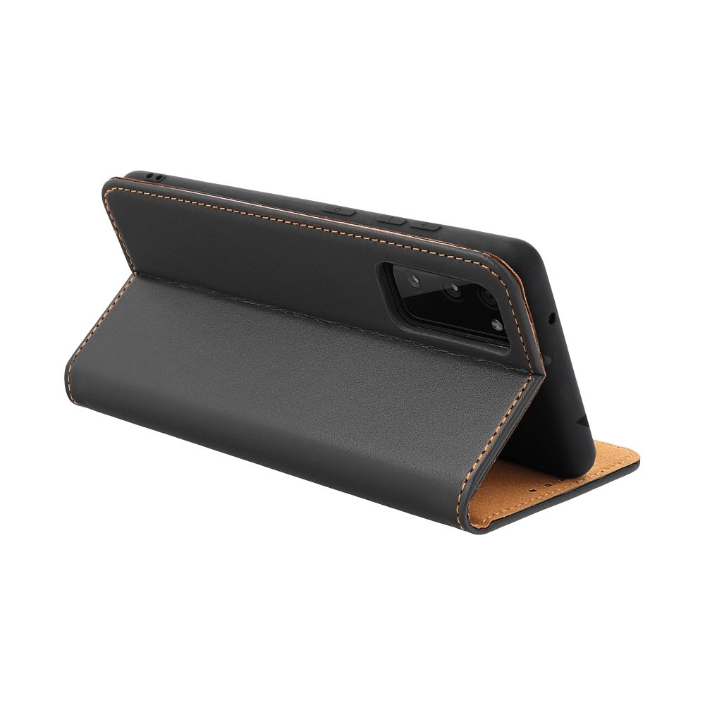 Kolečko pro Samsung A23 5G Smart Pro Book, kožené, černé