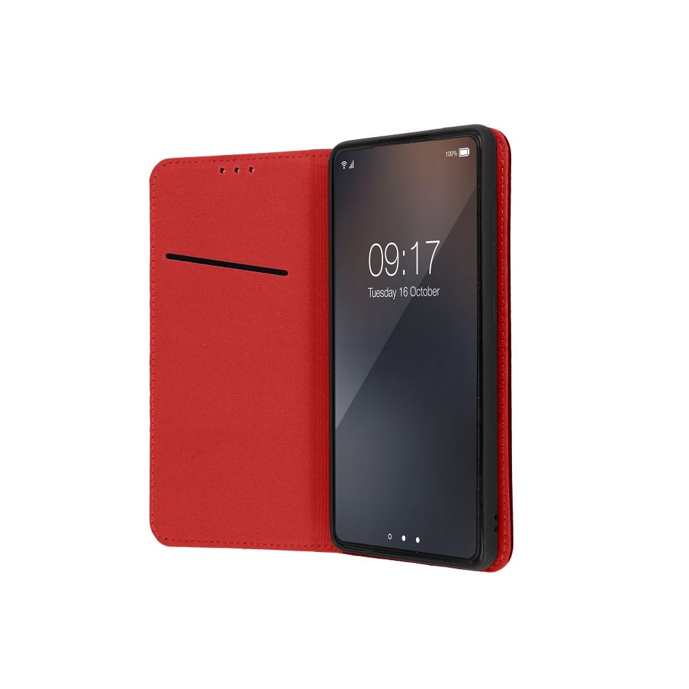 Kryt typu flip pro Samsung A15 4G / A15 5G Smart Pro Book, kožený, vínový