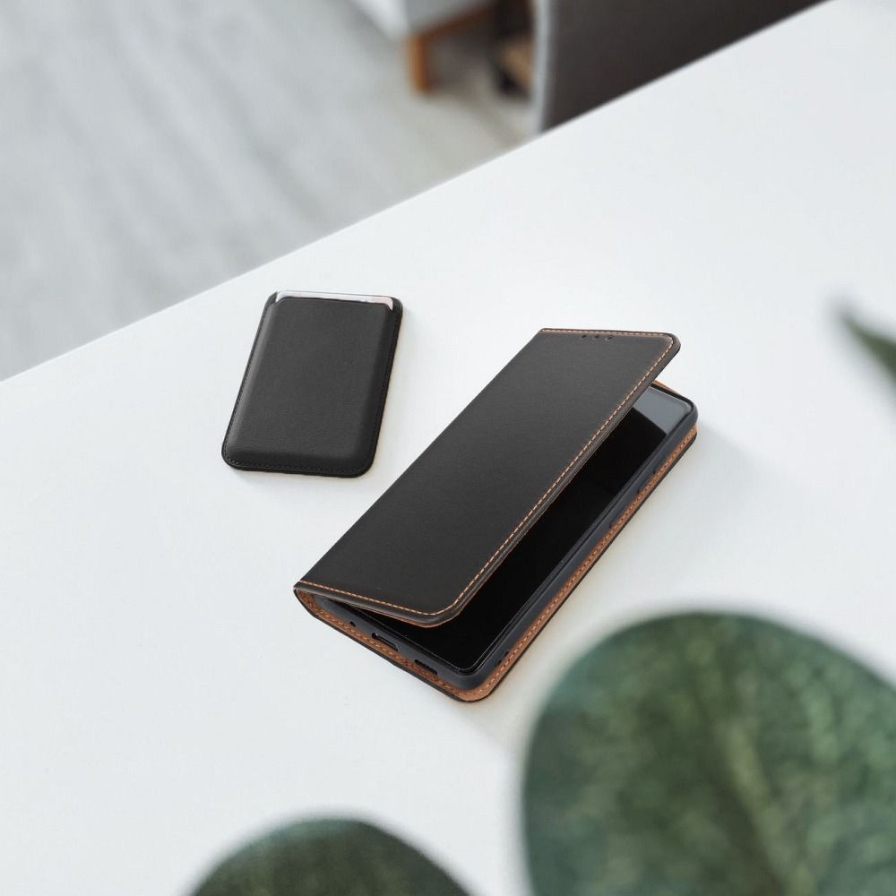 Kryt typu flip pro Xiaomi Redmi 10 / 10 2022 Smart Pro Book, kožený, černý