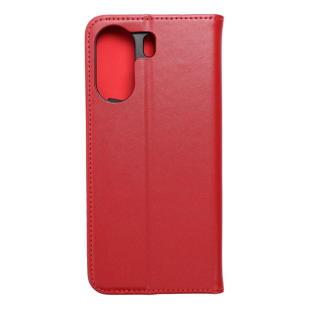 Kryt typu flip pro Xiaomi Redmi 13C / Poco C65 Smart Pro Book, kožený, vínový