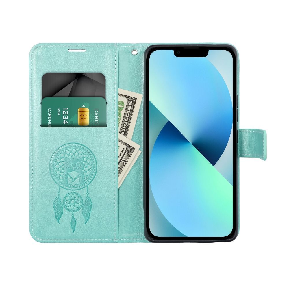 MEZZO Pouzdro na knihu pro MOTOROLA EDGE 70, barva „dreamcatcher green“