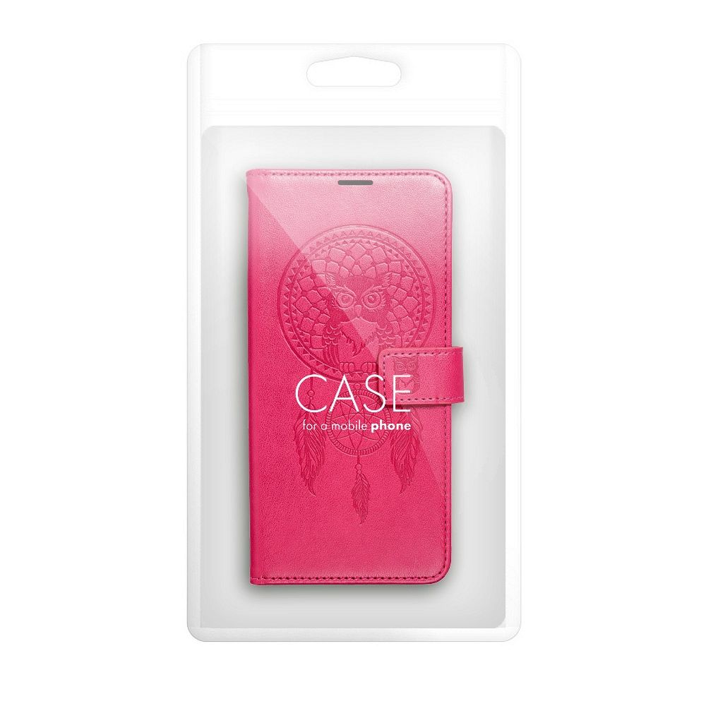 MEZZO Pouzdro na knihu pro Motorola G37 / G57 POWER „dreamcatcher“ v barvě magenta