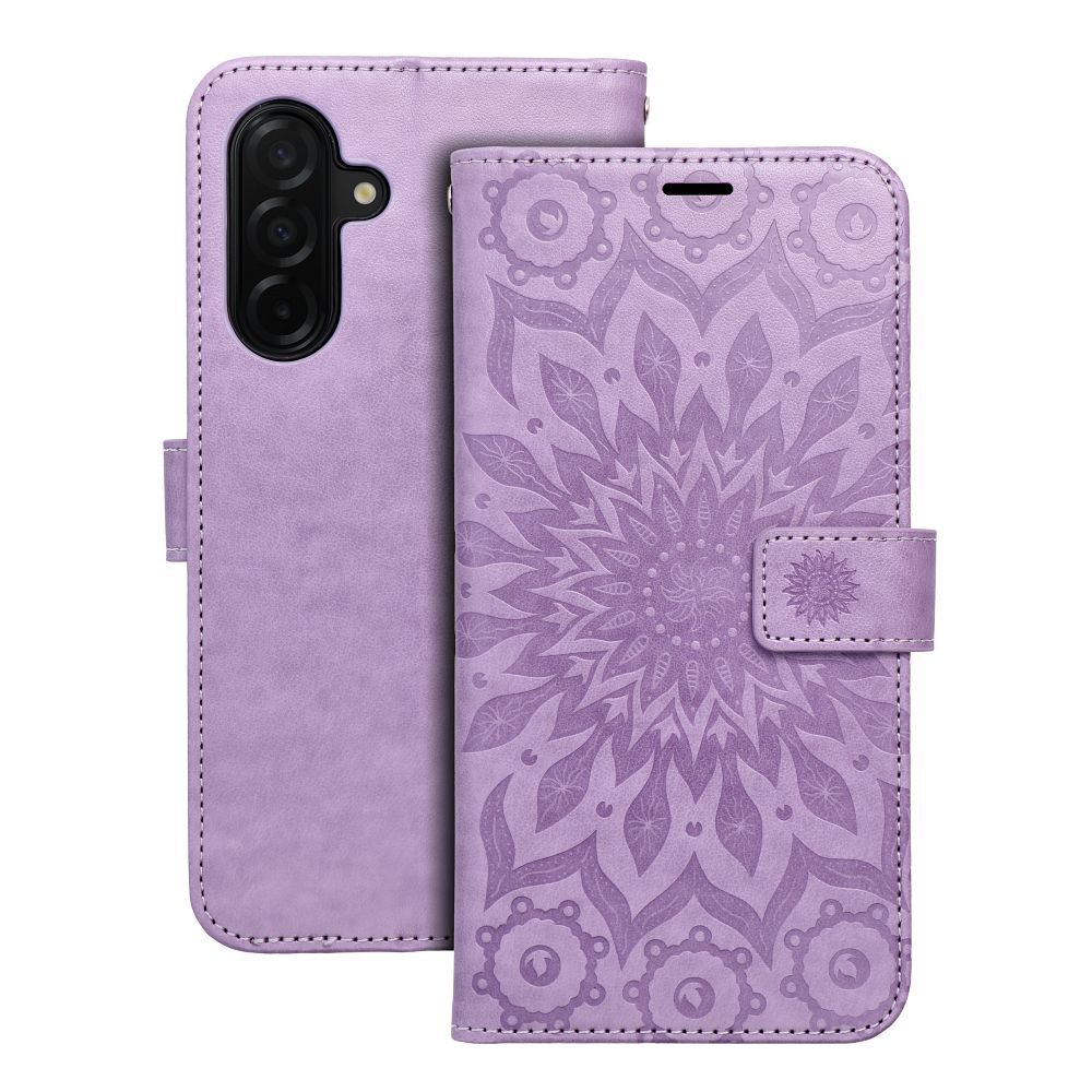 MEZZO Pouzdro na knihu pro XIAOMI Motorola G37 / G57 POWER, mandala, fialová