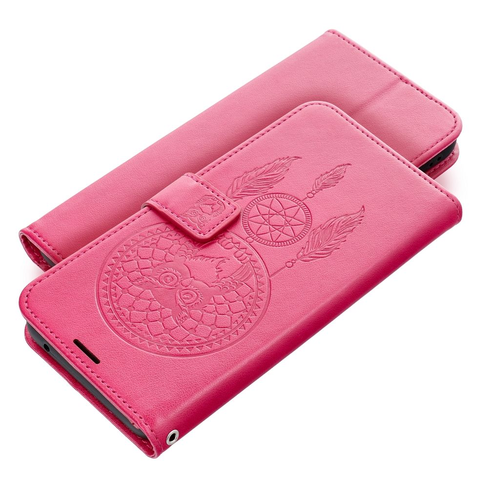 MEZZO Pouzdro na knihu pro XIAOMI Xiaomi Redmi A7 Pro „dreamcatcher“ v barvě magenta