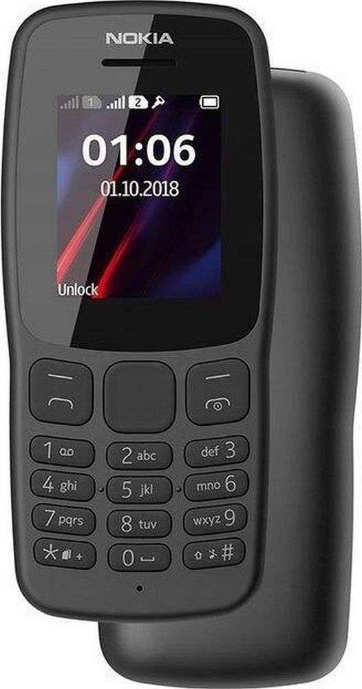 Mobilní telefon Nokia 106 DualSim, černý