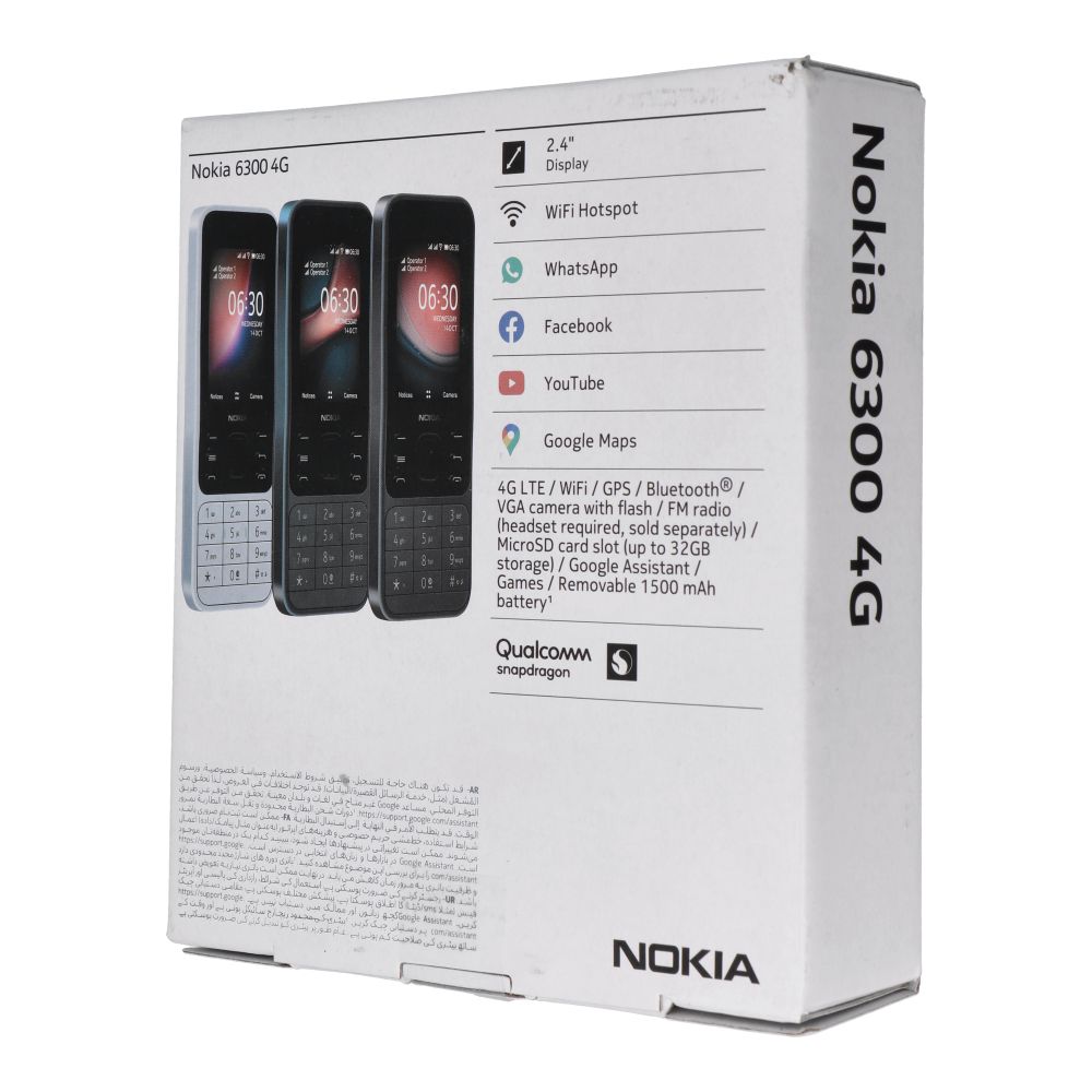 Mobilní telefon Nokia 6300 Dual SIM 4G, černý
