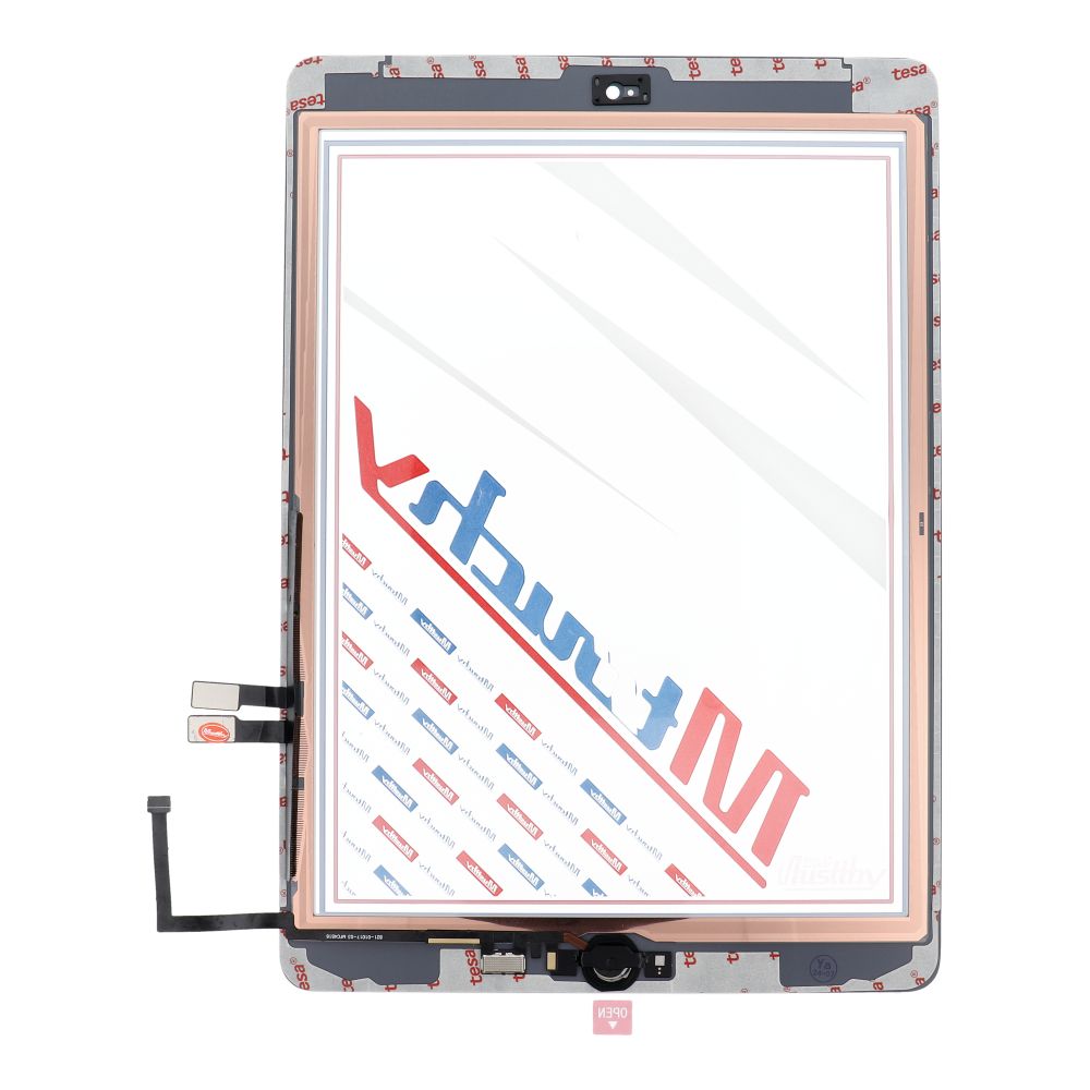 MUSTTBY Dotykový displej + zadní nálepka + kryt Home pro iPad 6 (bílý)
