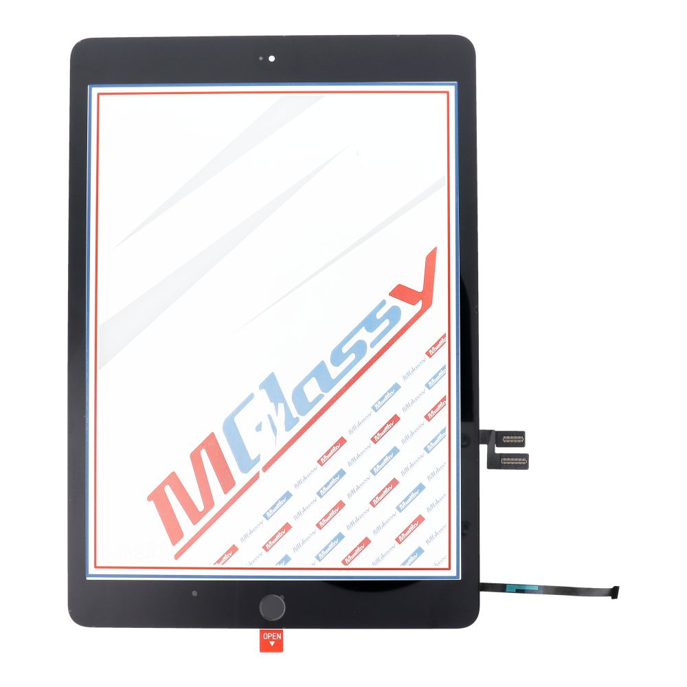 MUSTTBY Dotykový displej + zadní nálepka + kryt Home pro iPad 8 (černý)