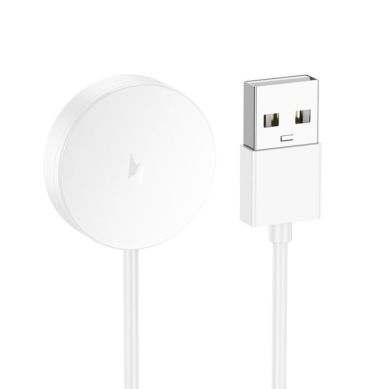Nabíjecí kabel pro chytré hodinky Hoco, 0,6 m, Y29, bílý