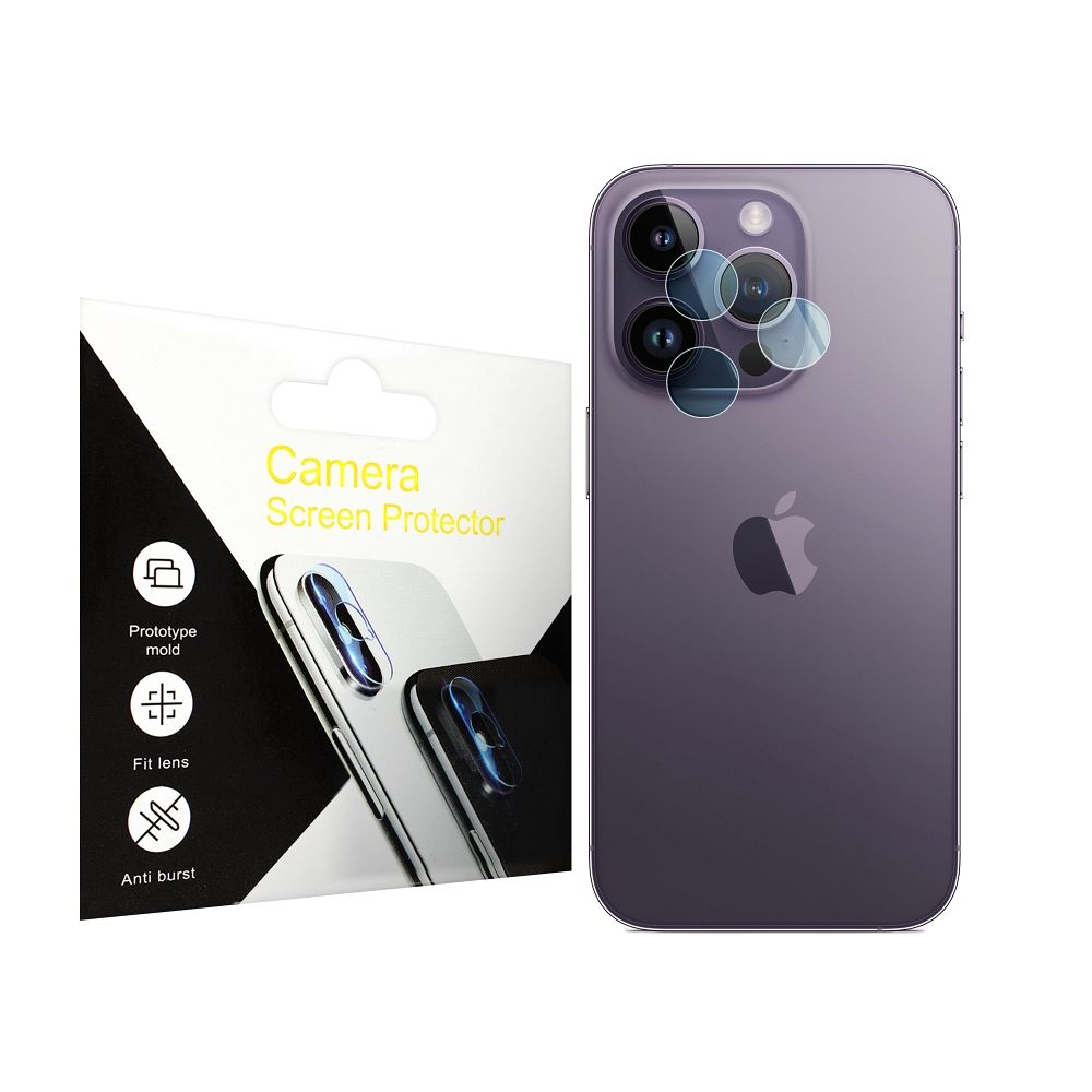 Objektiv z tvrzeného skla pro iPhone 14 PRO – kryt fotoaparátu z tvrzeného skla