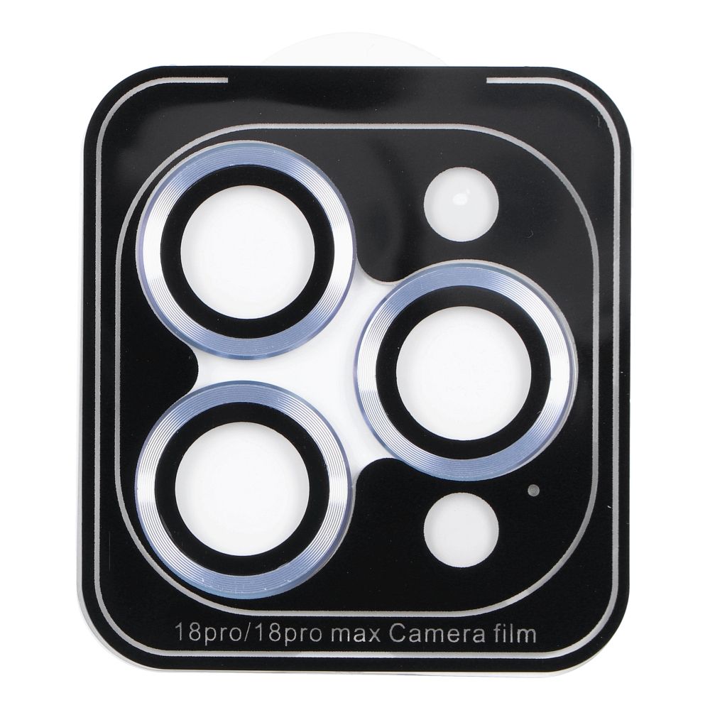 Ochranná fólie na objektiv fotoaparátu BLUE STAR – snadná instalace pro iPhone 18 Pro / 18 Pro Max, světle modrá