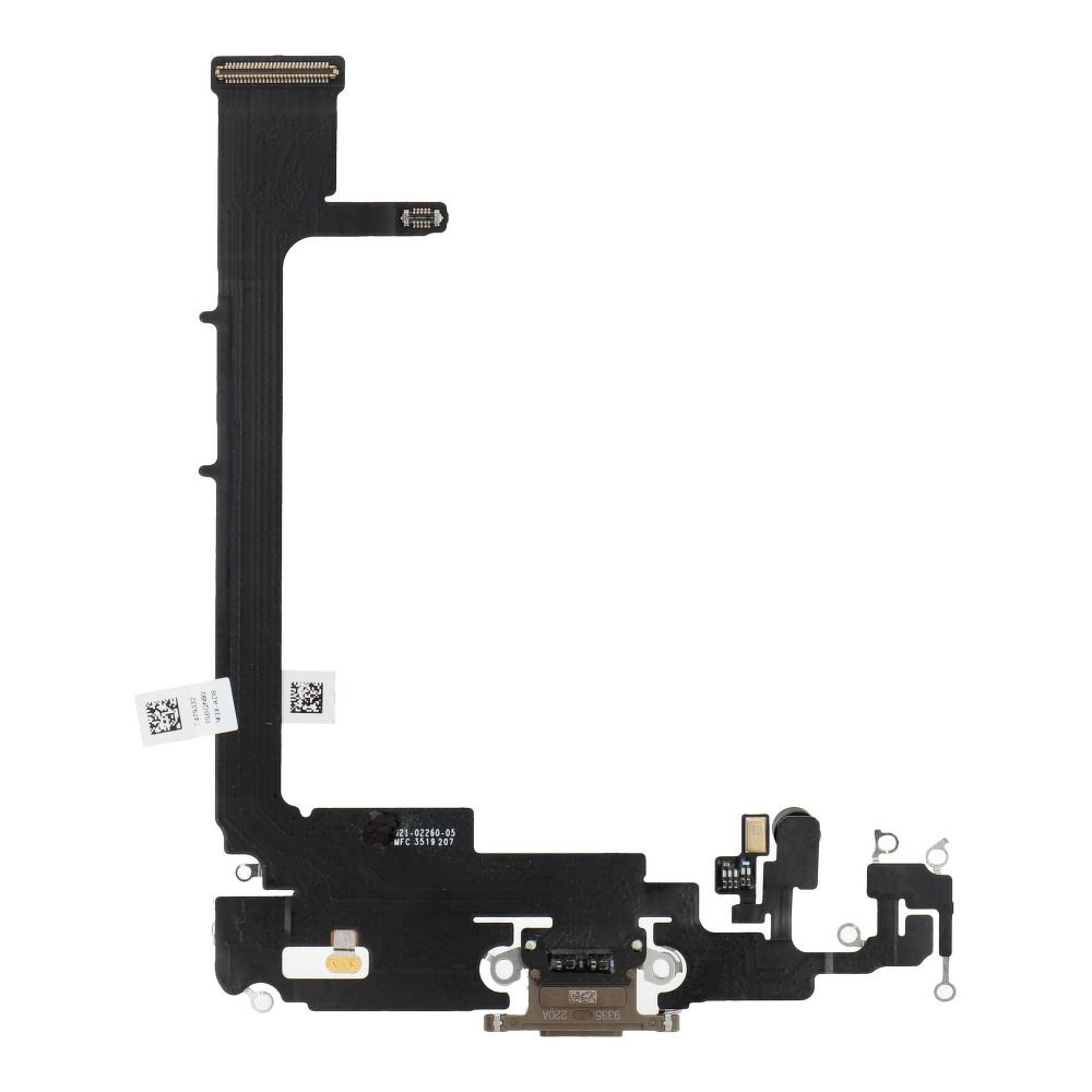 Ohebný kabel s nabíjecím konektorem pro iPhone 11 PRO MAX, zlatý