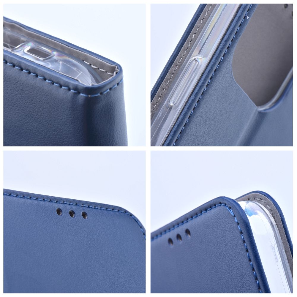 Otočné pouzdro pro Honor 600 LITE Smart Magneto, tmavě modré