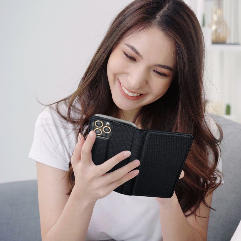 Otočné pouzdro pro Honor 600 Smart Case Book, černé