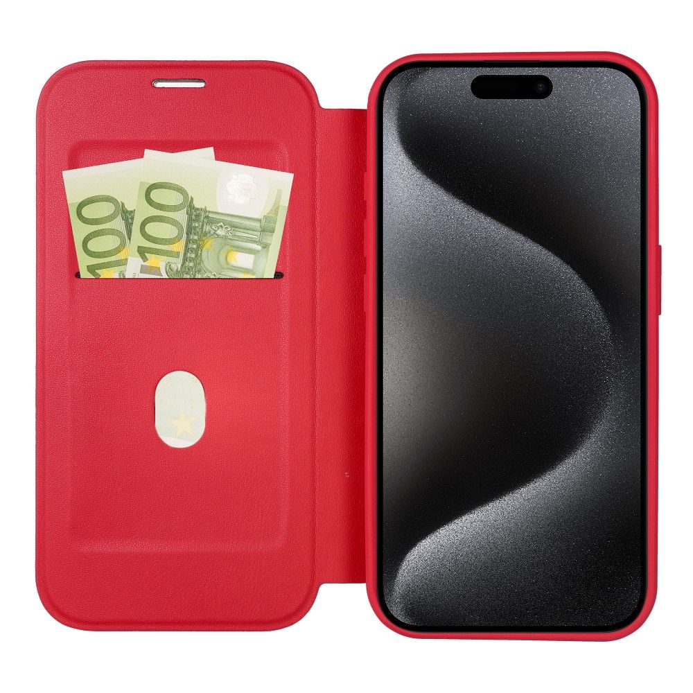 Otočné pouzdro pro iPhone 16 PRO MAX Smart Mag kompatibilní s MagSafe, červené