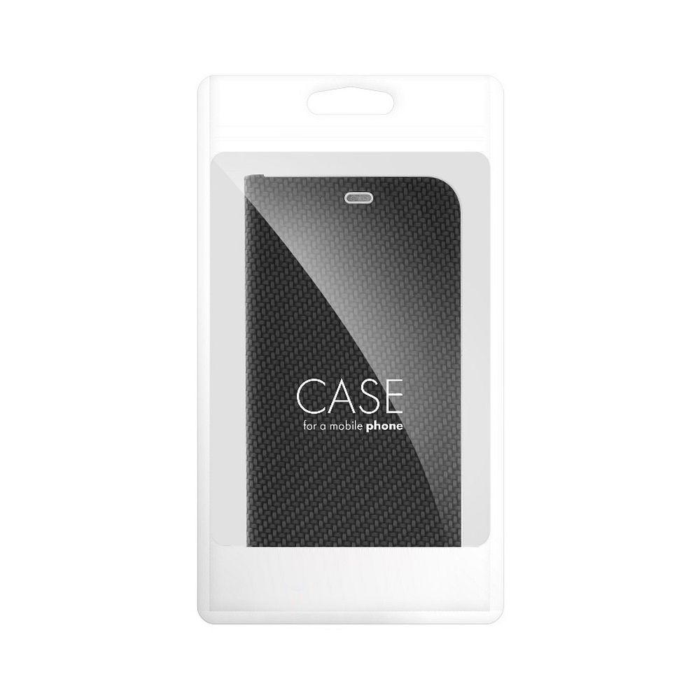 Otočné pouzdro pro iPhone 16e (SE 4 2025) Luna Book Carbon black