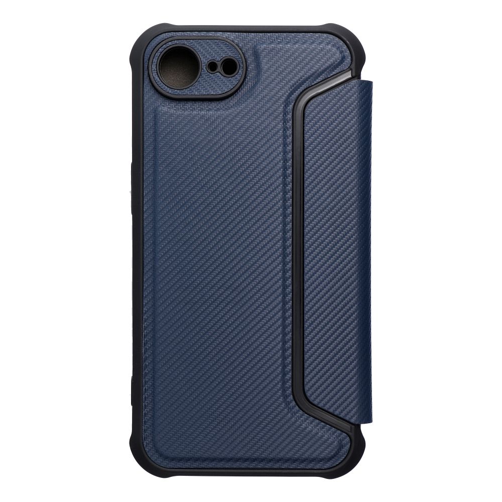 Otočné pouzdro pro iPhone 16e (SE 4 2025) Razor Book, modré