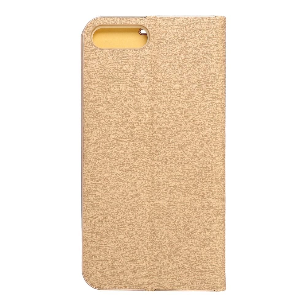 Otočné pouzdro pro iPhone 7 PLUS / 8 PLUS Luna Book Gold, zlaté