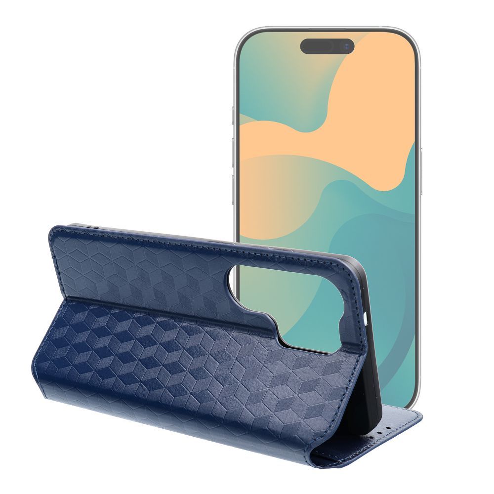 Otočné pouzdro pro Motorola G37 Cubic Book, modré