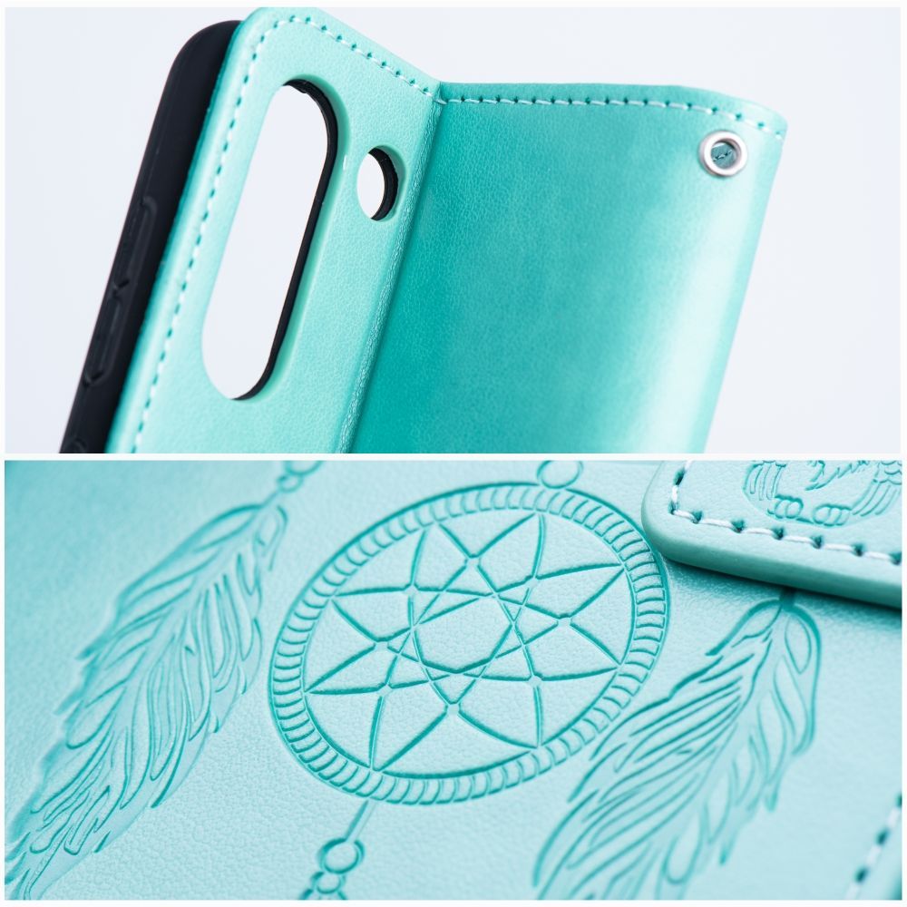 Otočné pouzdro pro Motorola G56 Mezzo Book, barva „dreamcatcher green“