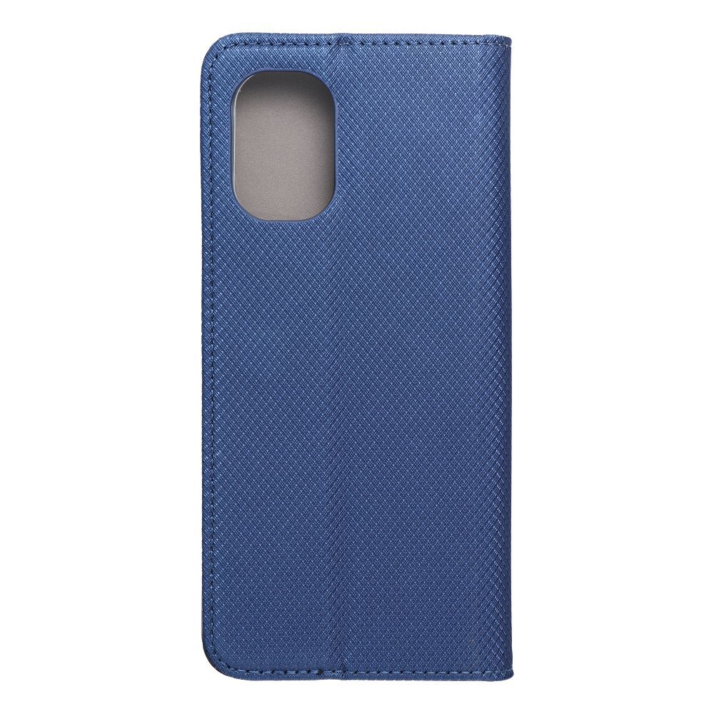 Otočné pouzdro pro Motorola G85 Smart Case Book, tmavě modré