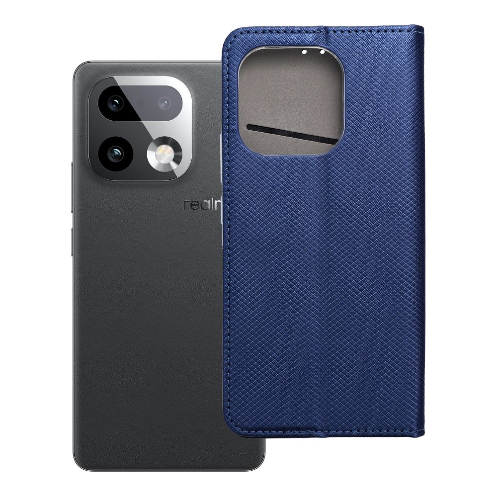 Otočné pouzdro pro Realme 16 PRO PLUS Smart Case Book, tmavě modré