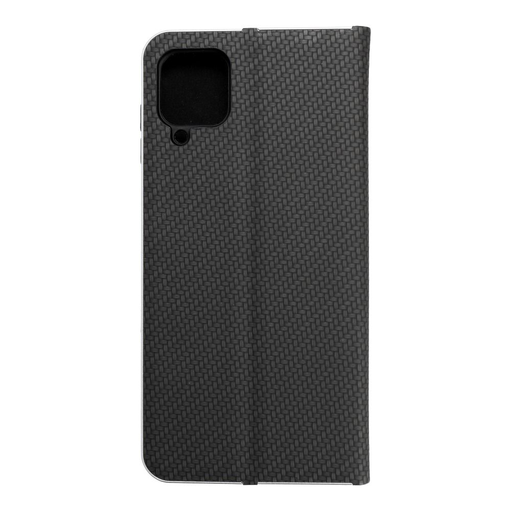 Otočné pouzdro pro Samsung A12 / M12 Luna Book, černá barva Carbon