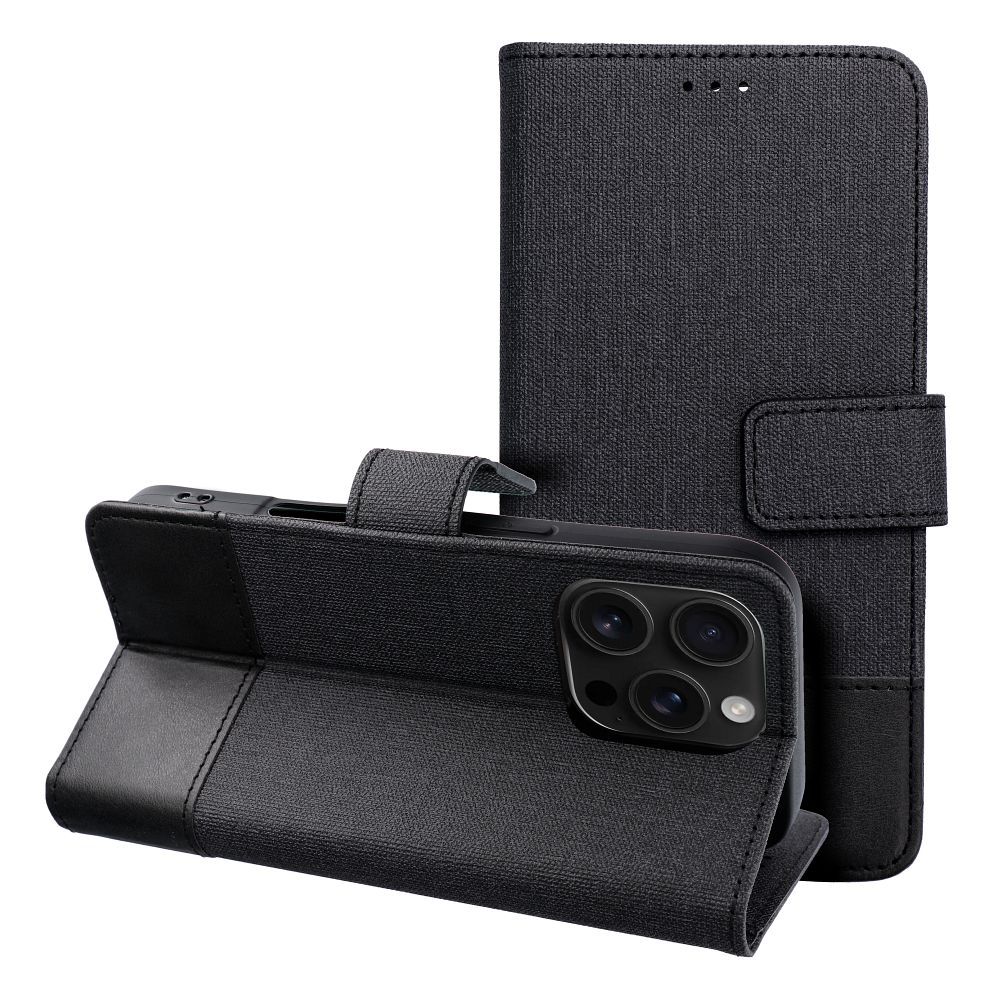 Otočné pouzdro pro Samsung A13 4G Gomma Book, černé