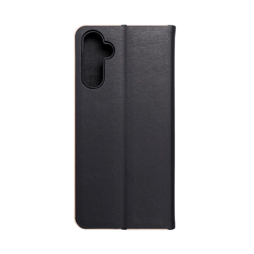 Otočné pouzdro pro Samsung A14 4G / A14 5G Luna Book, zlatá a černá