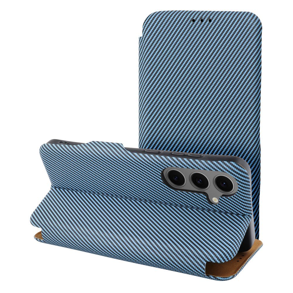 Otočné pouzdro pro Samsung A15 Folio Side Magnet, modré