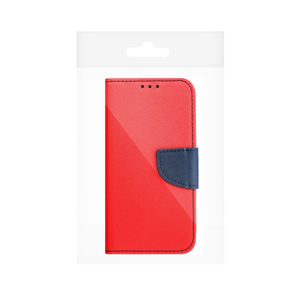Otočné pouzdro pro Samsung A16 Fancy Book, červené / tmavě modré