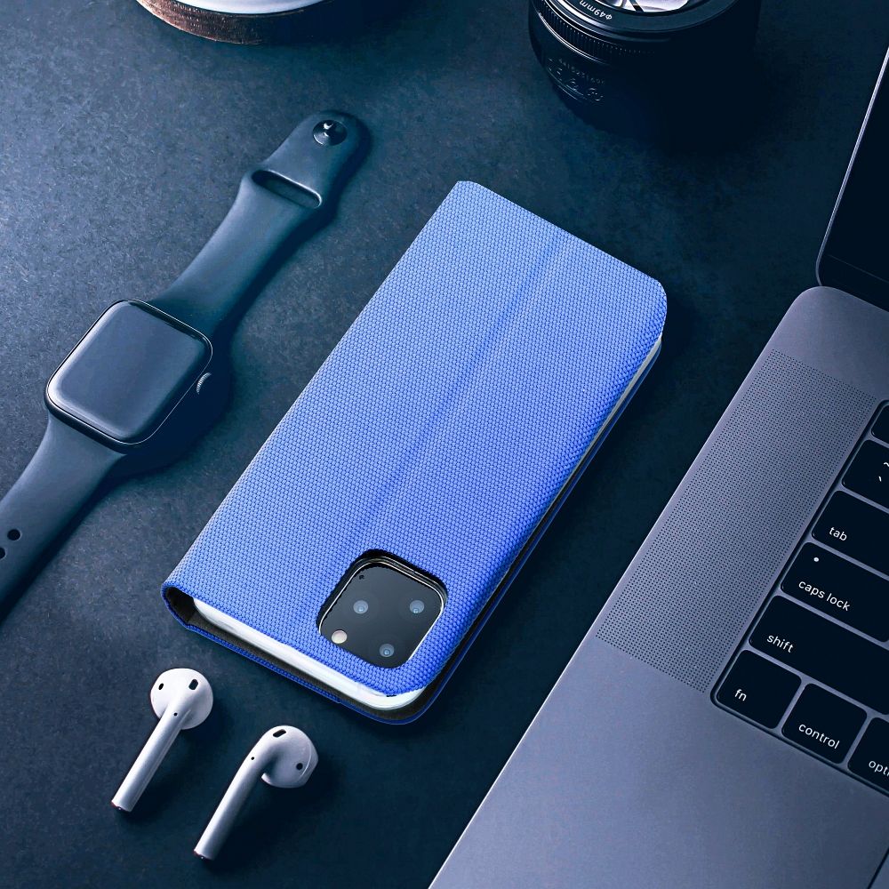 Otočné pouzdro pro Samsung A25 5G Sensitive Book, modré