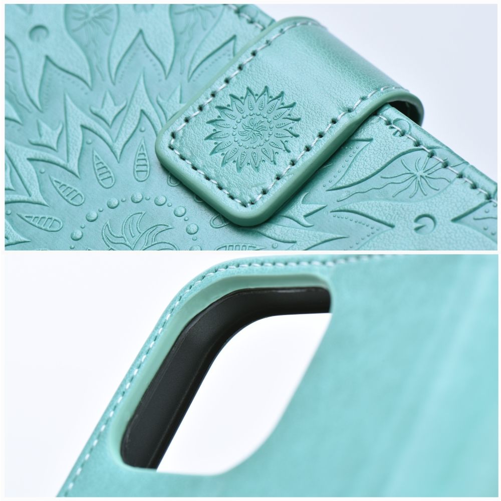 Otočné pouzdro pro Samsung A32 LTE (4G) Mezzo Book, mandala green