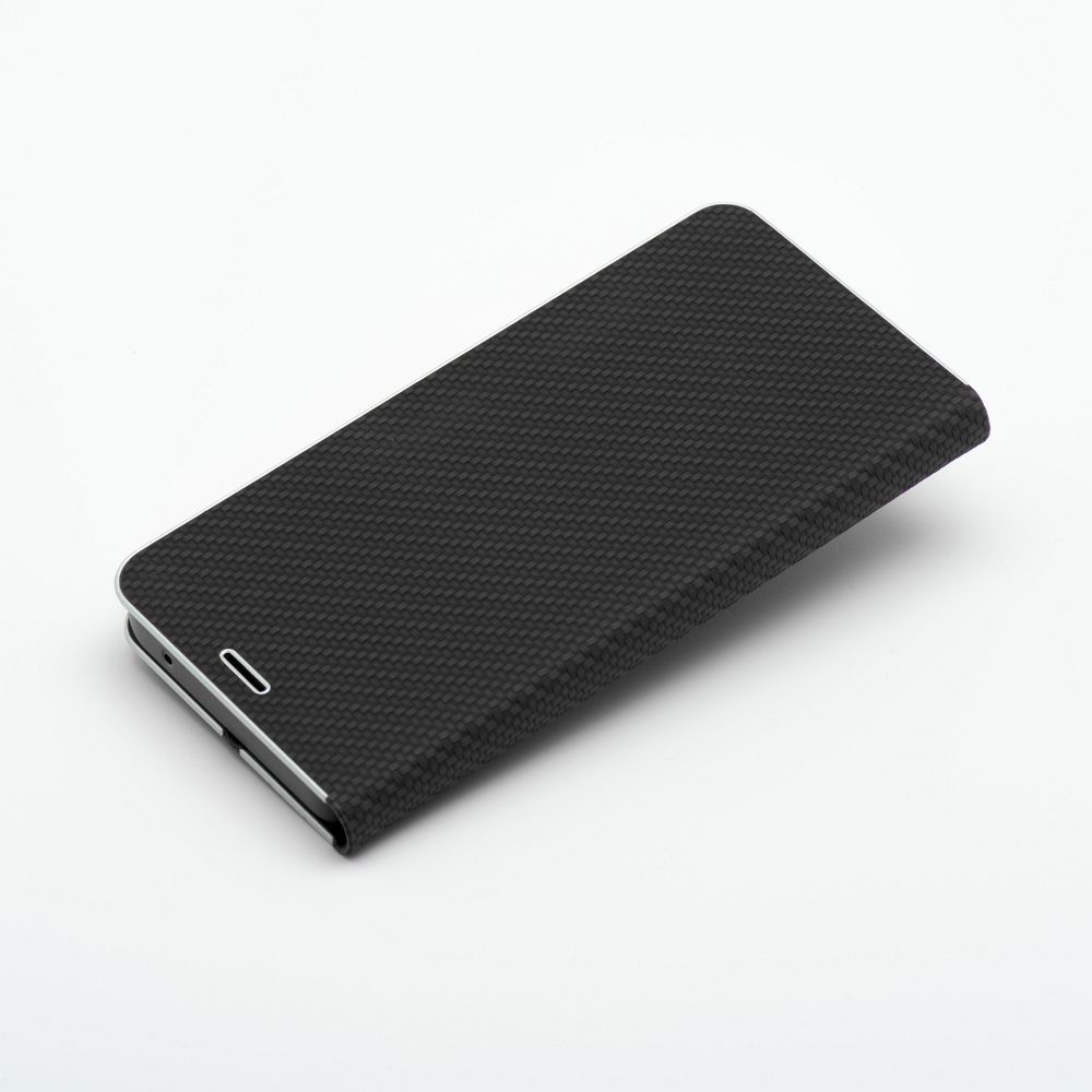 Otočné pouzdro pro Samsung A35 5G Luna Book, černá barva Carbon