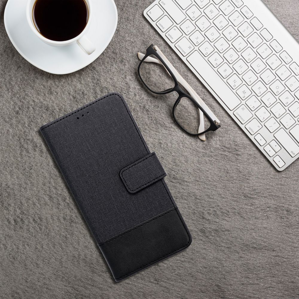 Otočné pouzdro pro Samsung A37 5G Gomma Book, černé