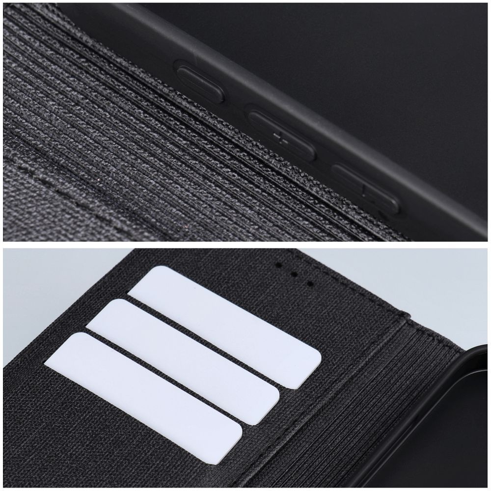 Otočné pouzdro pro Samsung A51 Gomma Book, černé