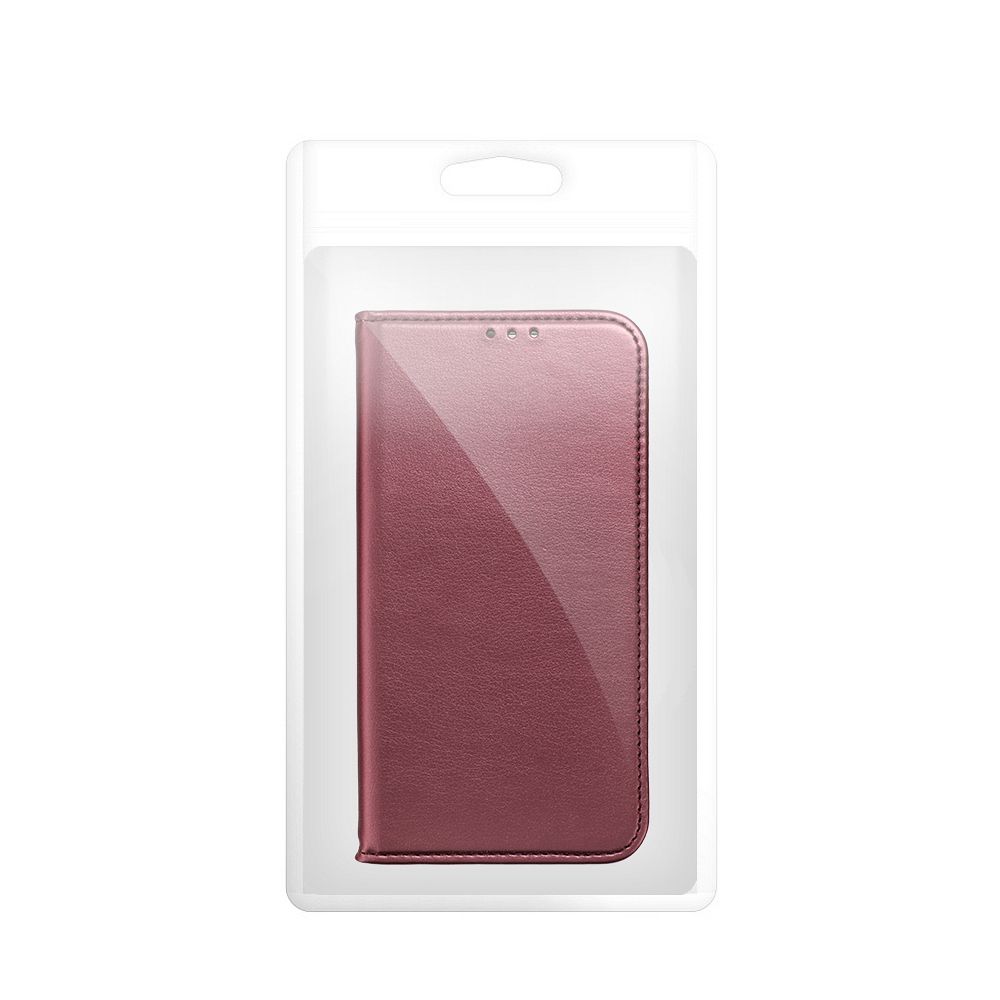 Otočné pouzdro pro Samsung A55 Smart Magneto v barvě burgundy