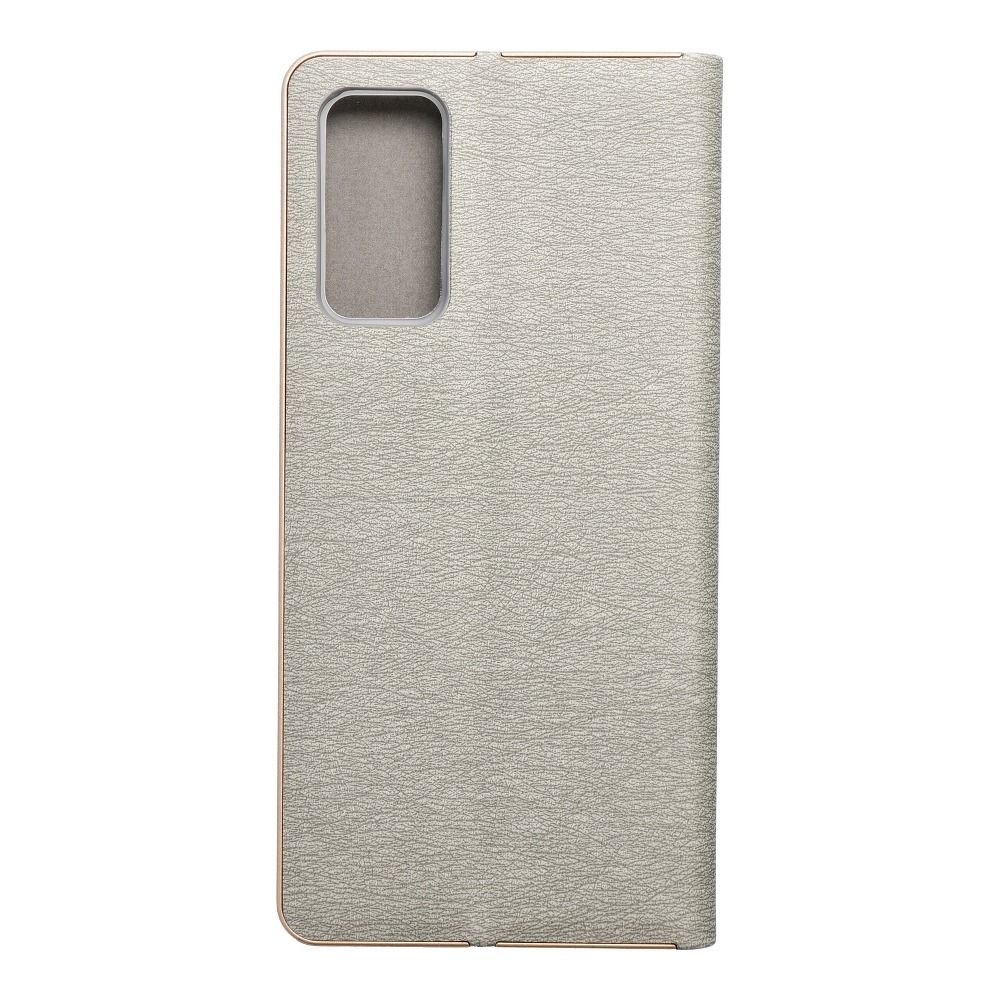 Otočné pouzdro pro Samsung S20 FE / S20 FE 5G Luna Book, zlatá a stříbrná