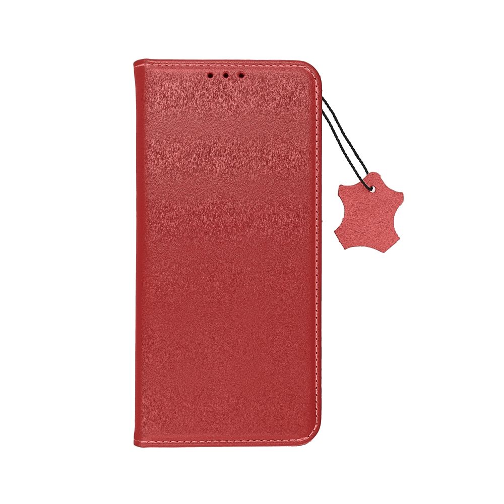 Otočné pouzdro pro Samsung S25 Smart Pro Book, kožené, vínové