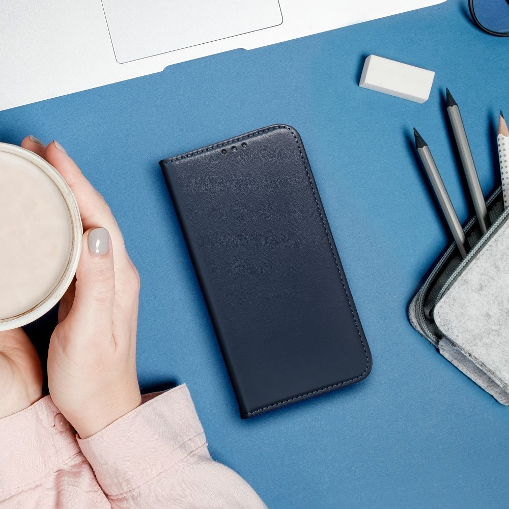 Otočné pouzdro pro Xiaomi Redmi 13C 4G / 13C 5G / Poco C65 Smart Magneto, tmavě modré