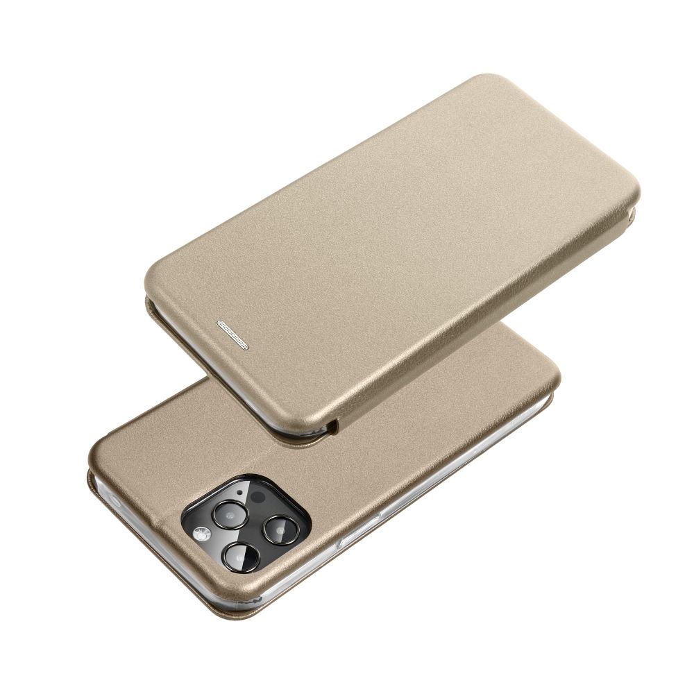Otočné pouzdro pro Xiaomi Redmi 13c / Poco C65 Elegance Book, zlaté
