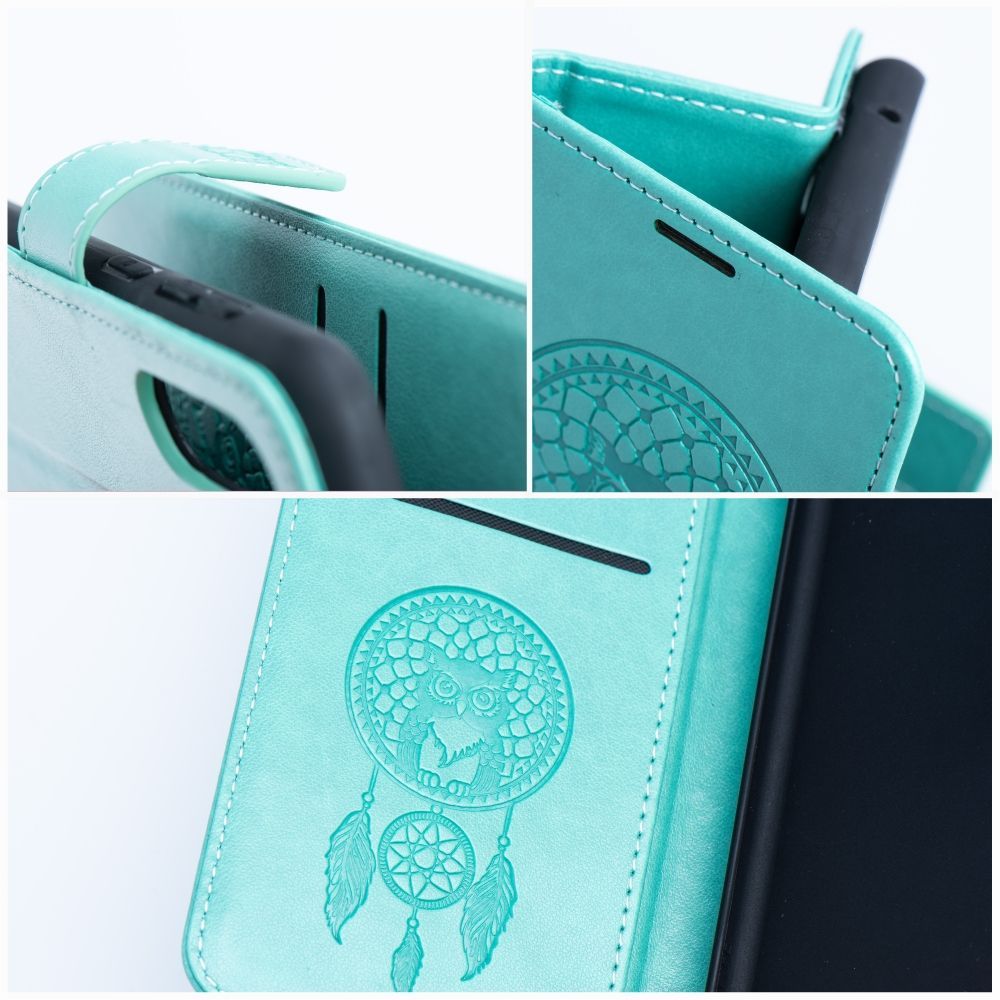 Otočné pouzdro pro Xiaomi Redmi 15T Mezzo Book, barva „dreamcatcher green“