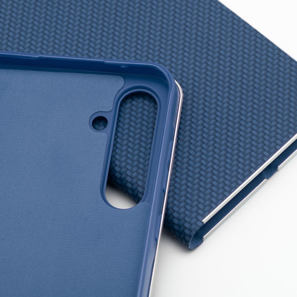 Otočné pouzdro pro Xiaomi Redmi NOTE 11 / 11S Luna Book Carbon blue