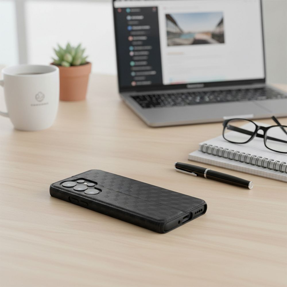 Otočné pouzdro pro Xiaomi Redmi NOTE 15 PRO 4G Cubic Book, černé