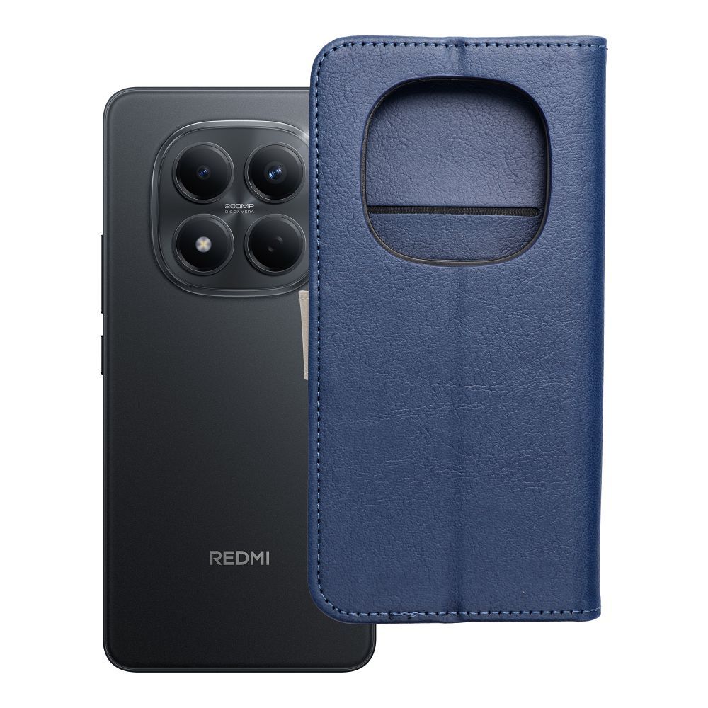 Otočné pouzdro pro Xiaomi Redmi NOTE 15 PRO 4G Split Book v tmavě modré a krémové barvě
