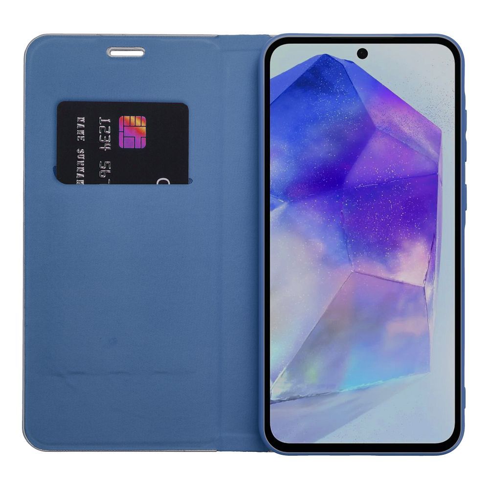 Otočné pouzdro pro Xiaomi Redmi NOTE 15 PRO PLUS 5G Luna Book Carbon blue