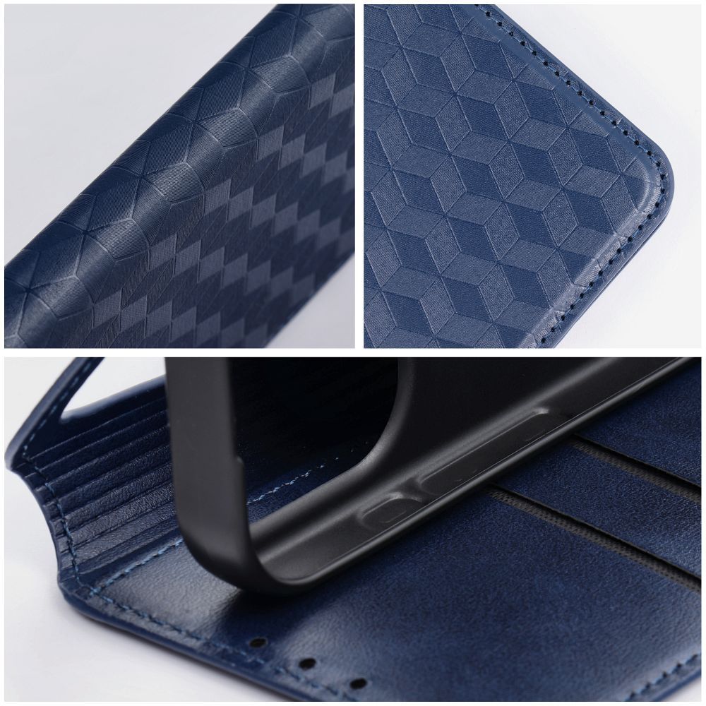 Otočné pouzdro pro Xiaomi Redmi NOTE 17 4G / 5G Cubic Book, modré