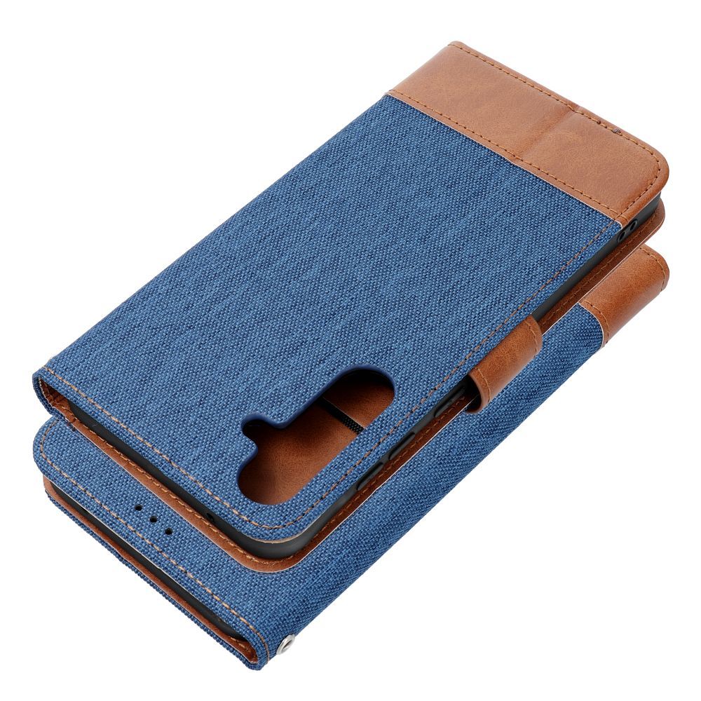 Otočné pouzdro pro Xiaomi Redmi NOTE 17 4G / 5G Jeans Book, modré
