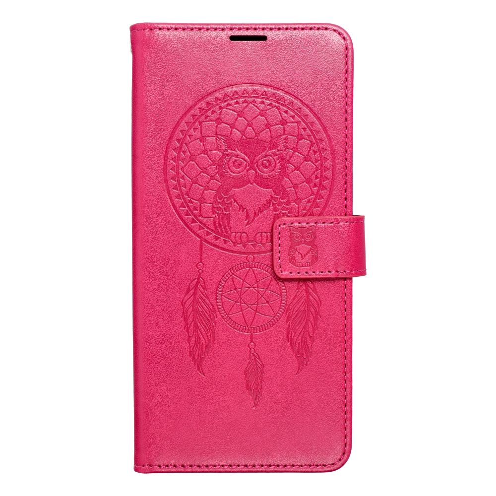 Otočné pouzdro pro Xiaomi Redmi NOTE 17 4G / 5G Mezzo Book „dreamcatcher“ v barvě magenta